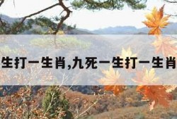 九死一生打一生肖,九死一生打一生肖是什么
