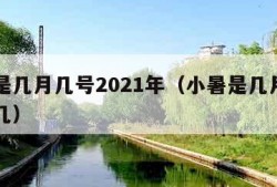 小暑是几月几号2021年（小暑是几月几日星期几）