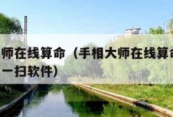 手相大师在线算命（手相大师在线算命,手相测试扫一扫软件）